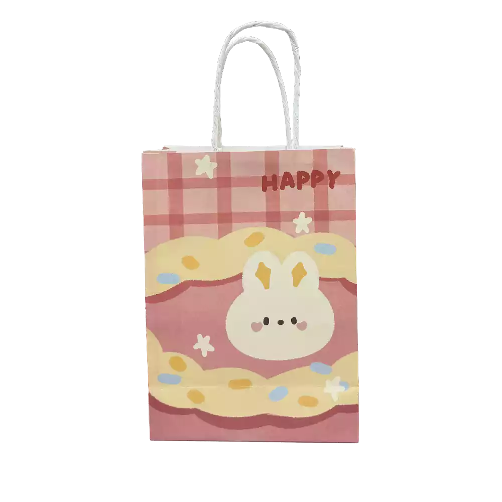 Product custom paper bag bunny party gift bag