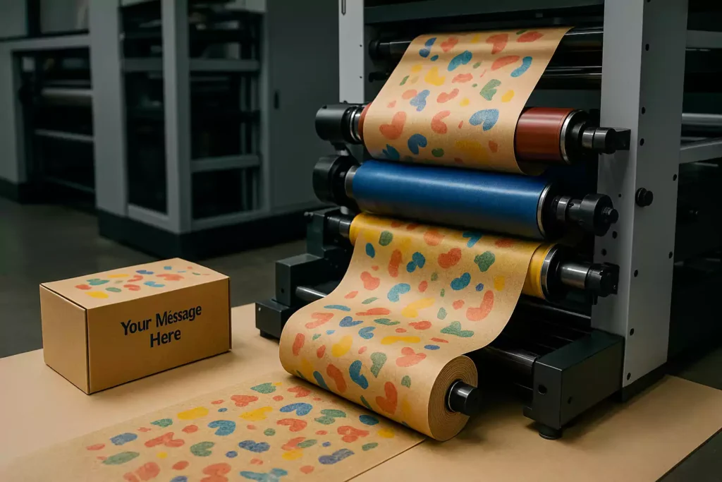 Product option printing option flexographic printing
