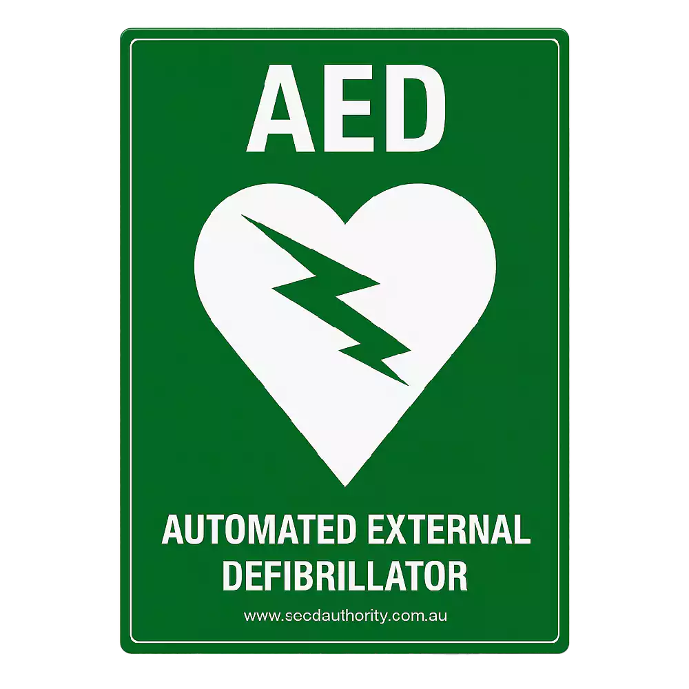 Aed signs