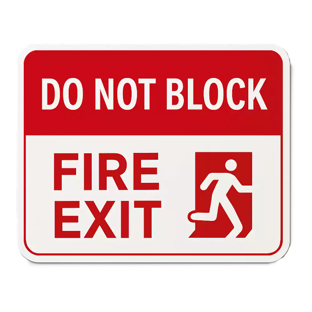 Emergency exit signs