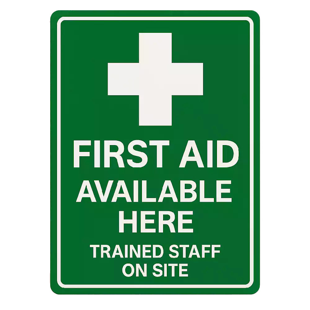First aid signs